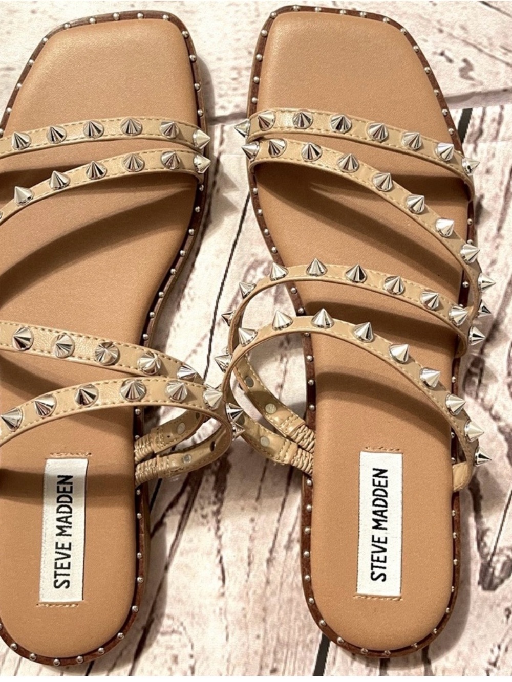 Steve Madden Selina Spike Stud Sandals
